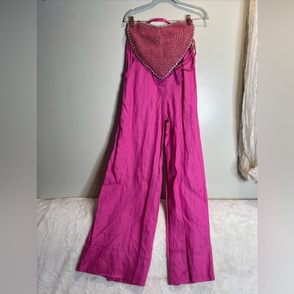 Free People Lisa Maree Delicate Dreams Heart Embellished Set “flawed”
